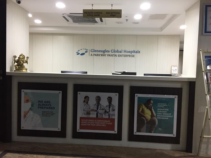 Gleneagles Hospital, Richmond Road, Bengaluru< Recaption